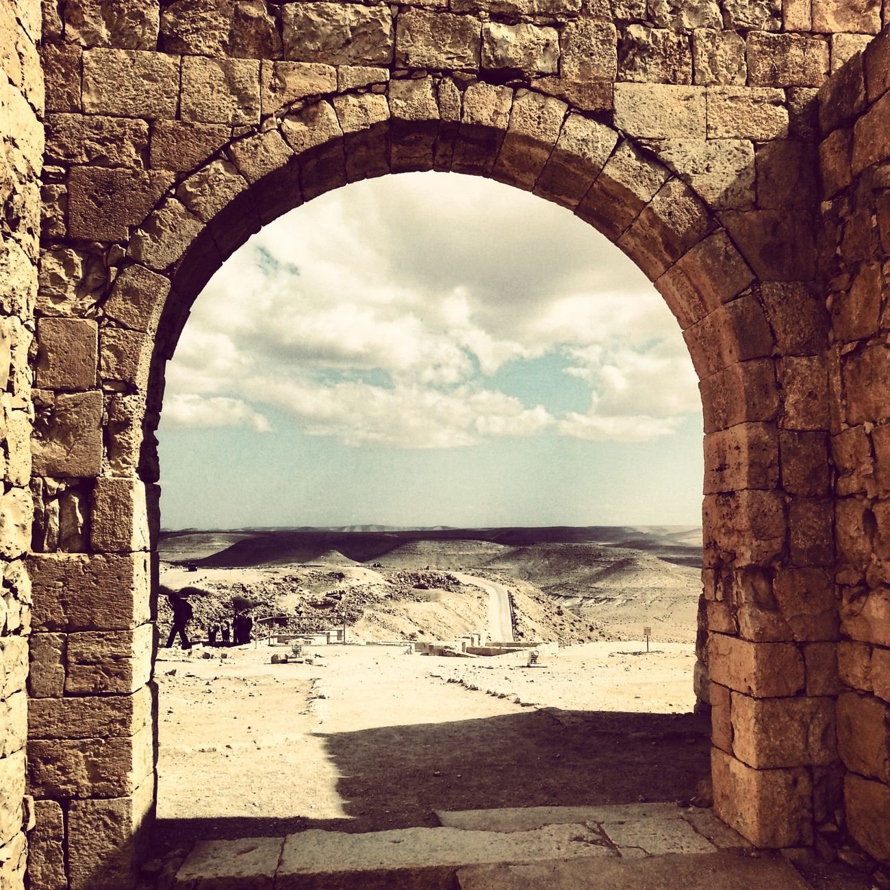 The Nabatean fortress at Avdat in the Negev.