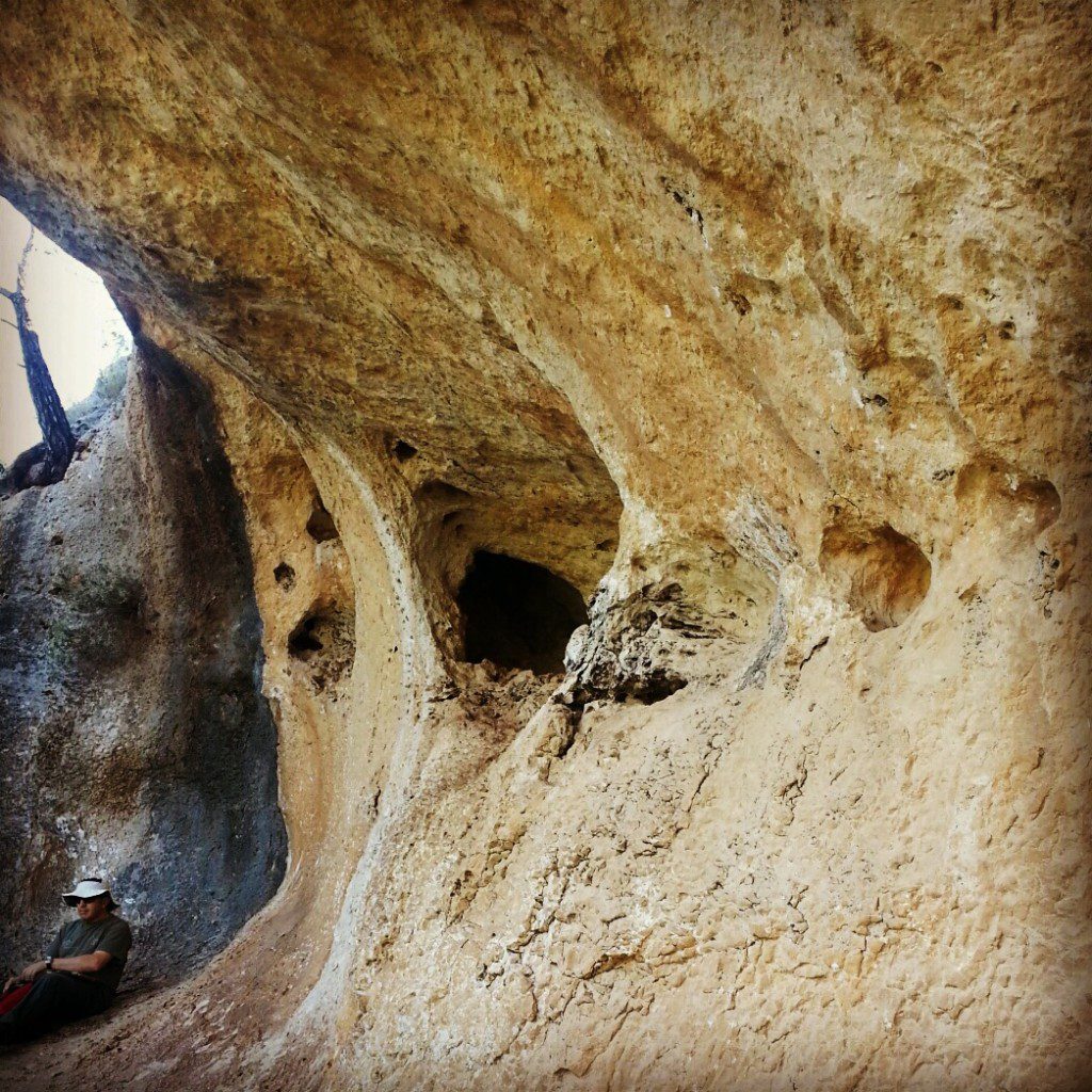 Limestone 'notch' (צניר) in Little Switzerland