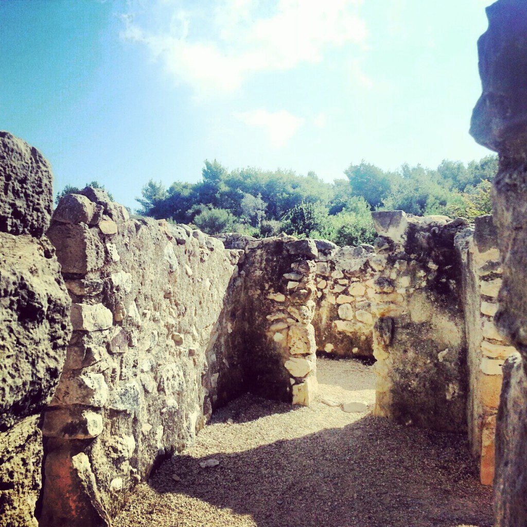 Canaanite ruins at Derech HaDorot