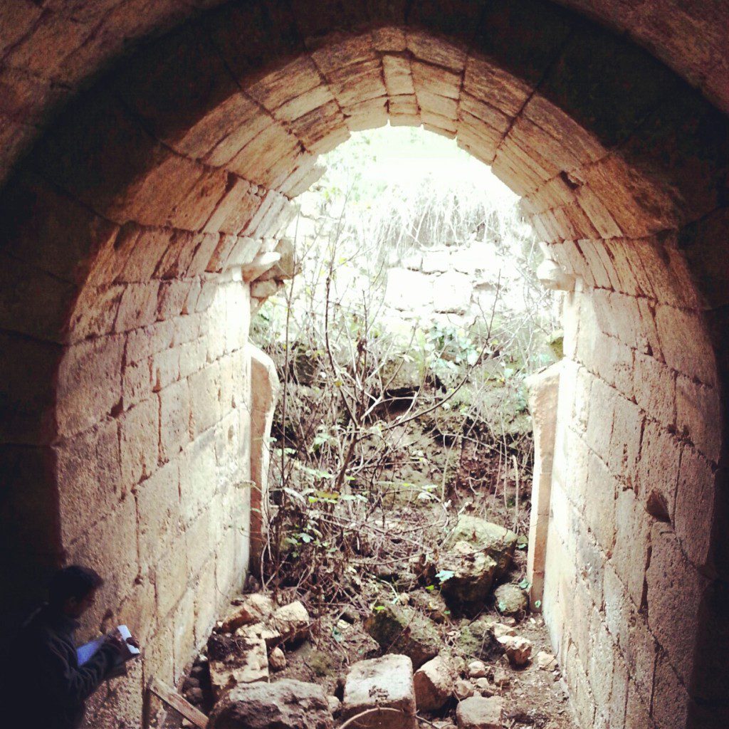 Remains of Crusader Fortress at Tel Hanaton
