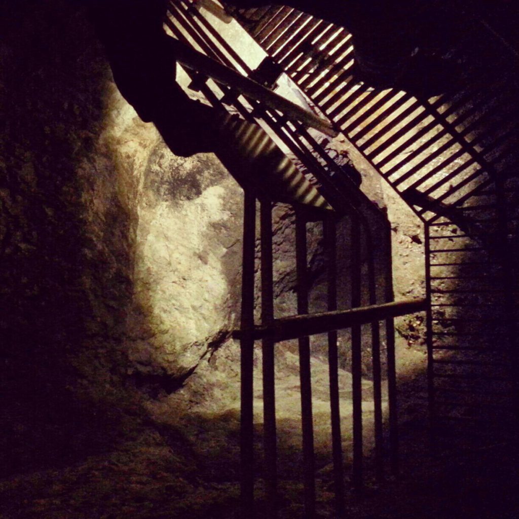 Inside the water tunnels in the City of David