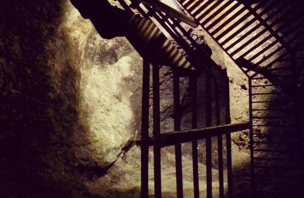 Inside the water tunnels in the City of David