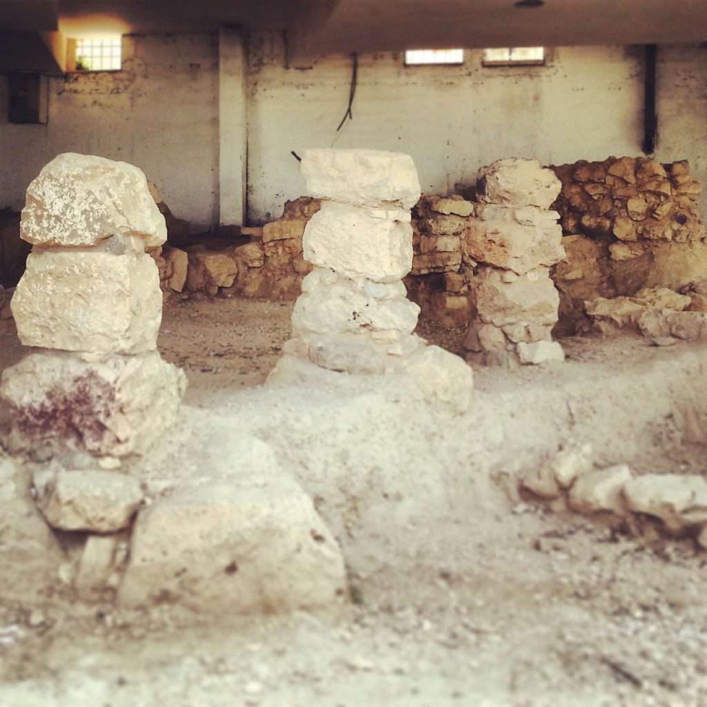 Ancient ruins at Tel Rumeida