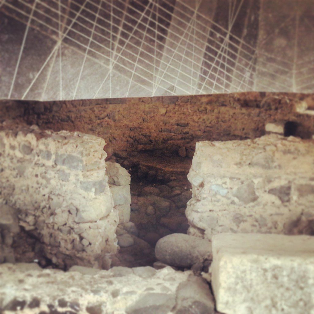 View into St Peter's House, Capernaum