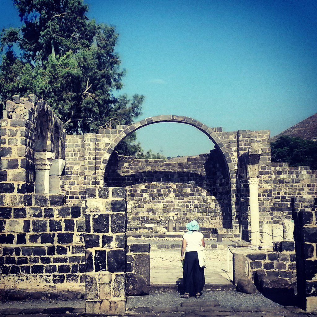 Byzantine church ruins at Kursi