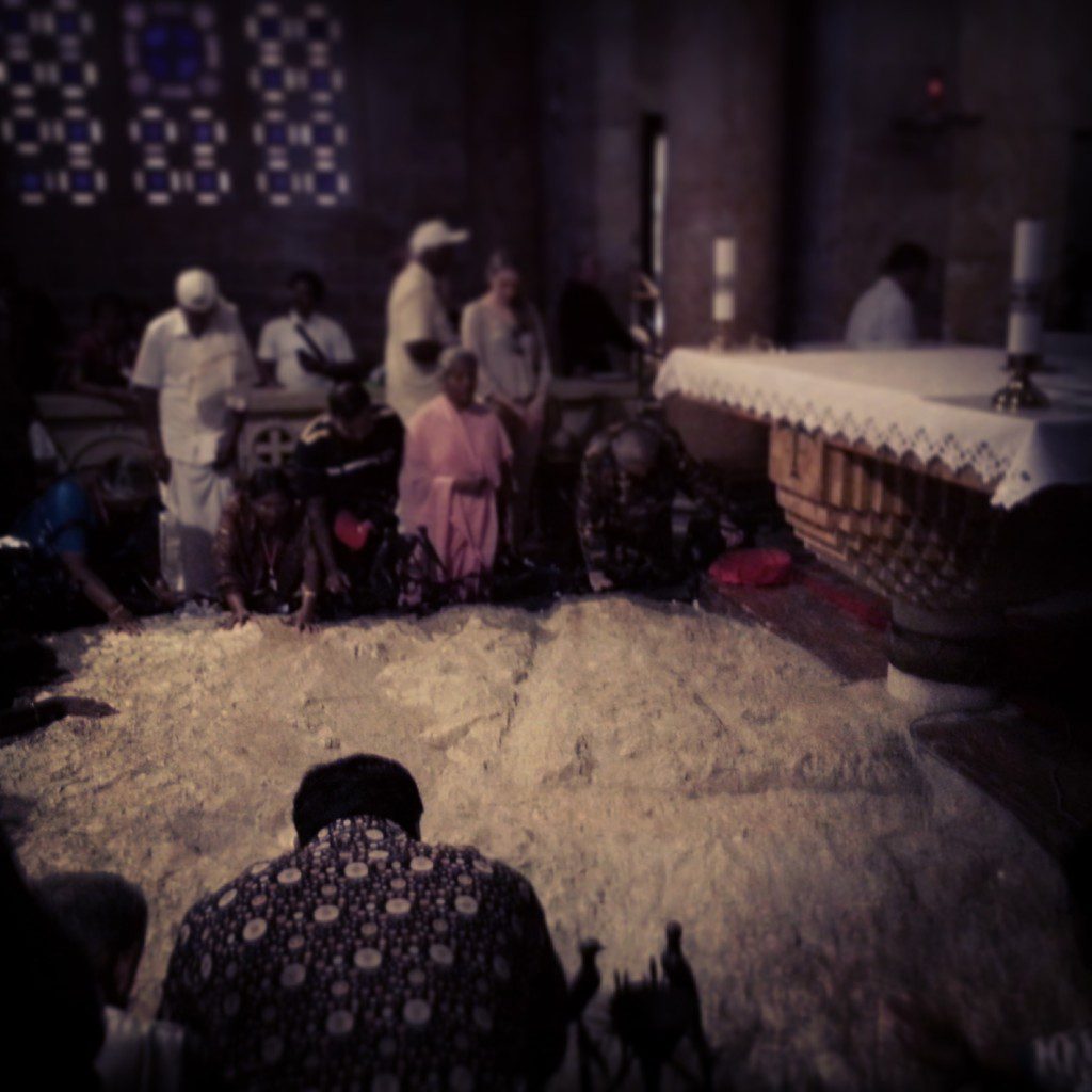 Inside the Church of Gethsemane in Jerusalem