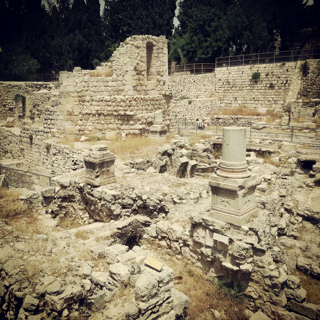 Ruins at Bethesda, Jerusalem