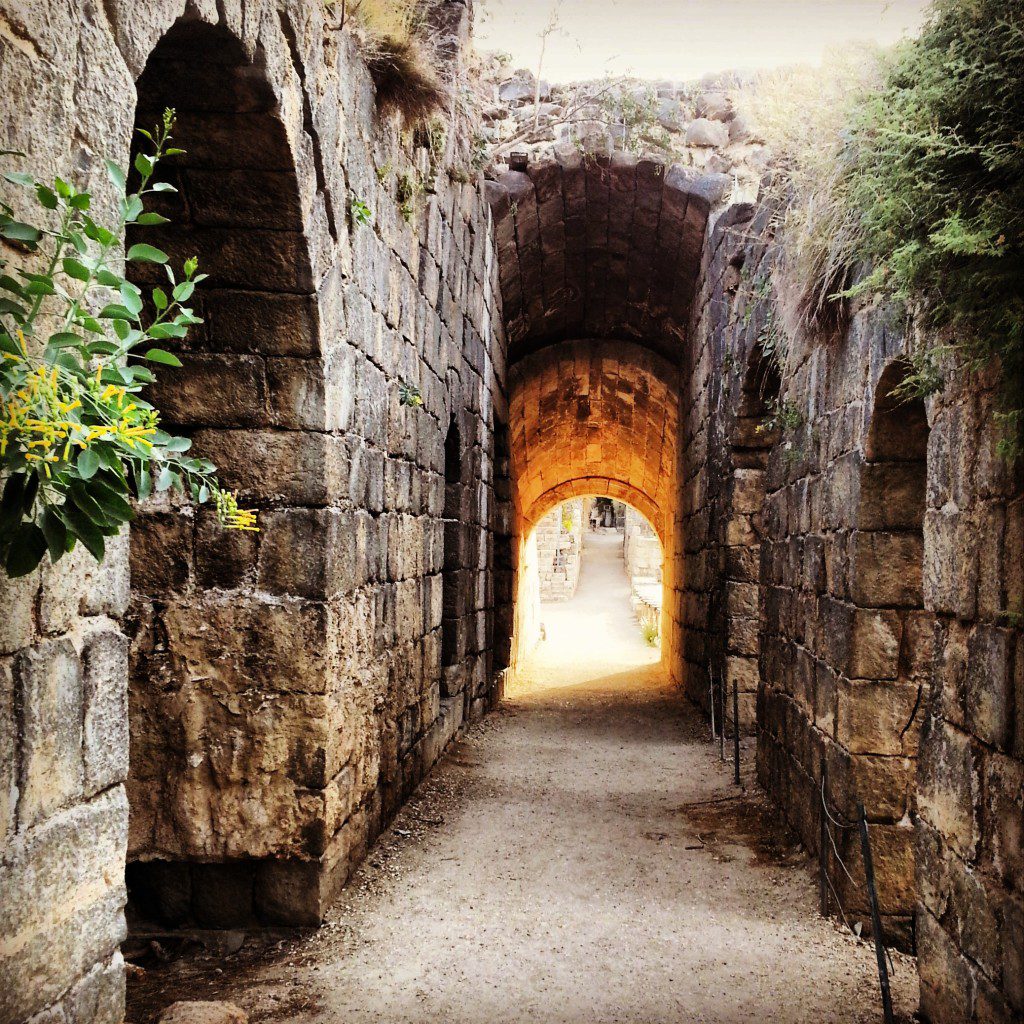 View into a theatre at Beit Shean (Scythopolis)