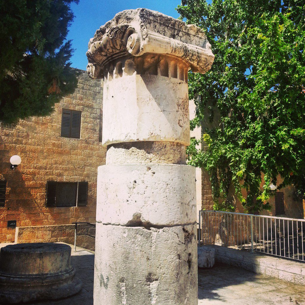 Capital possibly from the second temple
