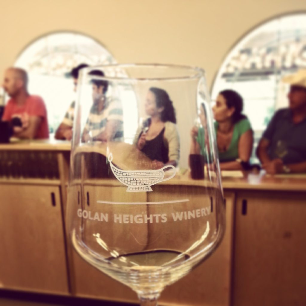 Wine tasting at the Golan Heights Winery
