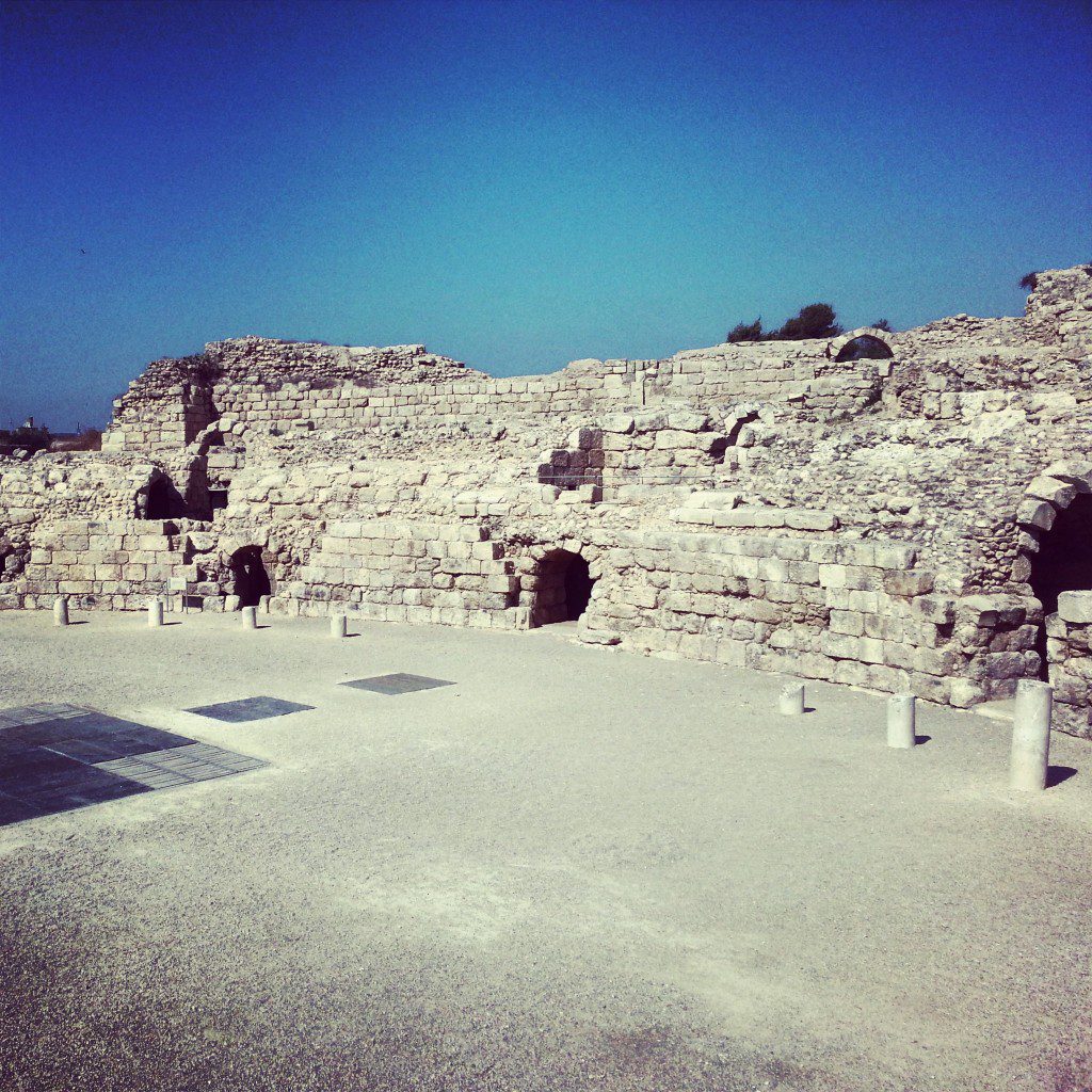 Roman oval amphitheatre at Beit Guvrin
