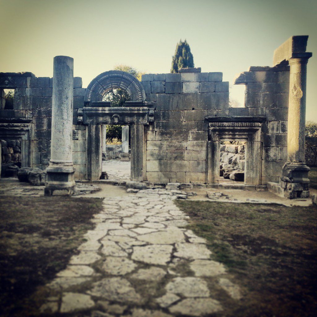 Ancient synagogue at Baram