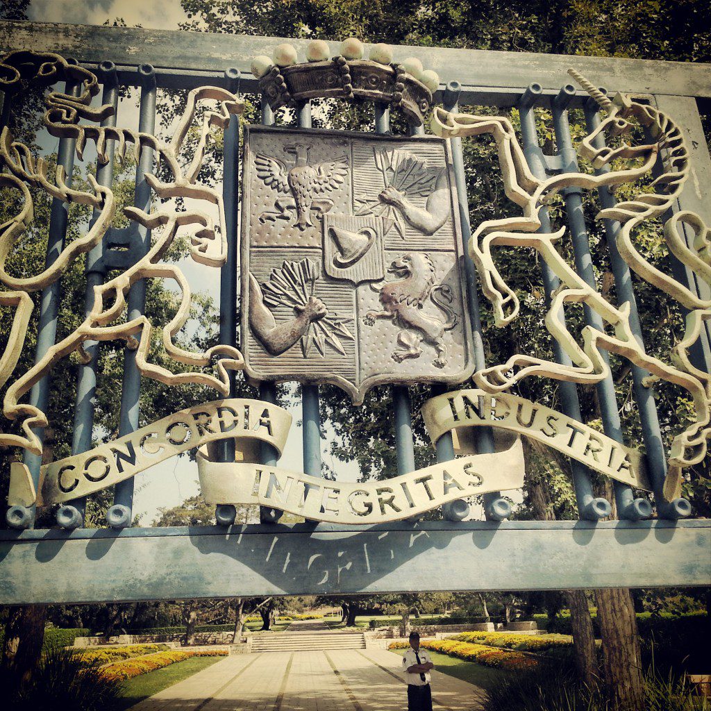 Rothschild coat of arms at Ramat Hanadiv Park