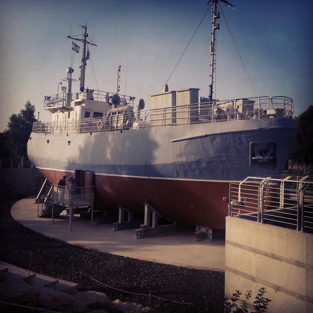Reconstruction of a 'maapilim' ship at Atlit