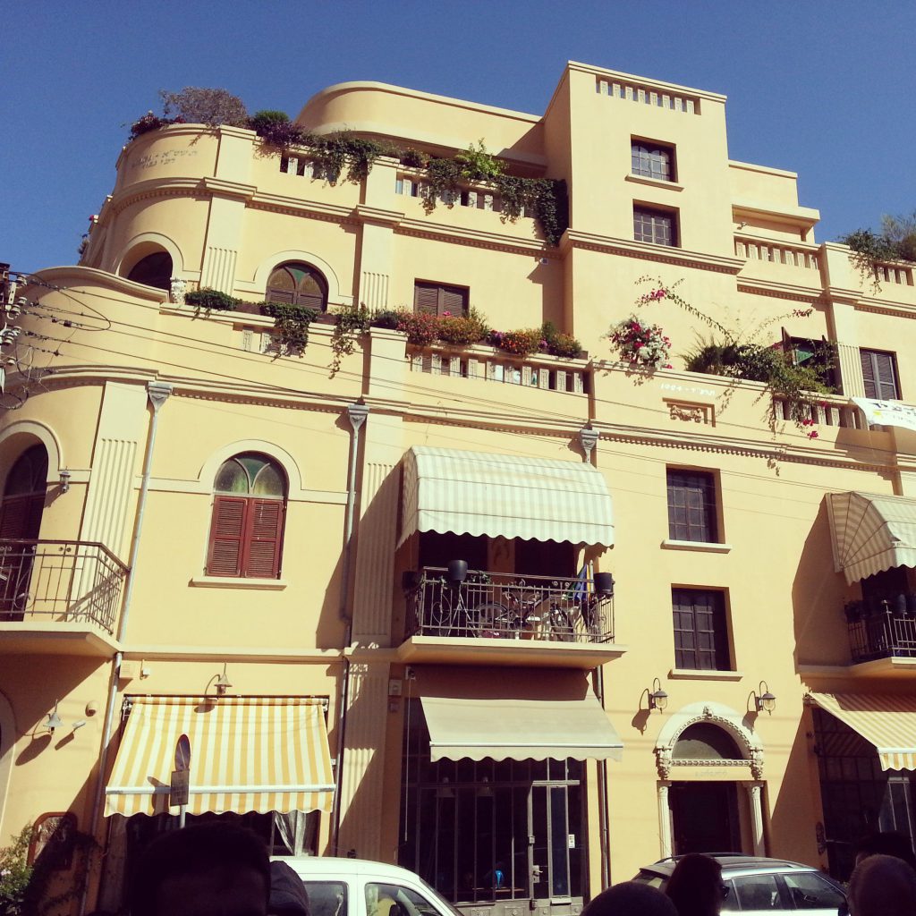 Eclectic architecture in Tel Aviv