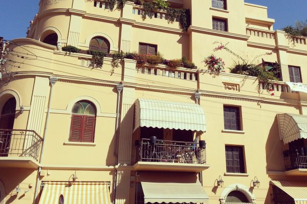 Eclectic architecture in Tel Aviv
