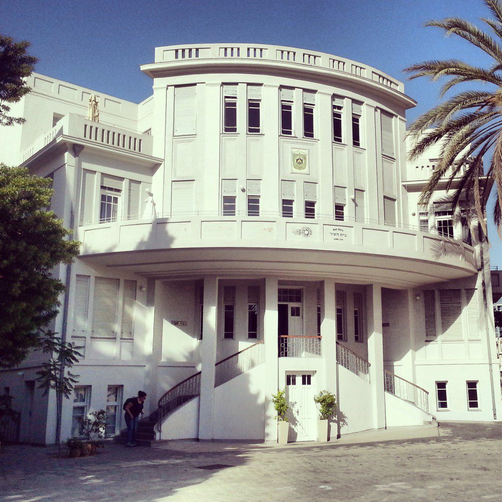 The original Tel Aviv Municipality Building, Bialik Square