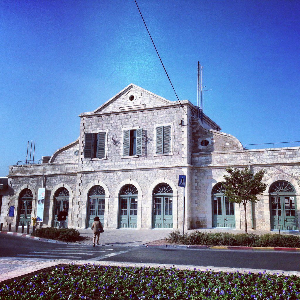 Original building of the Jerusalem train station