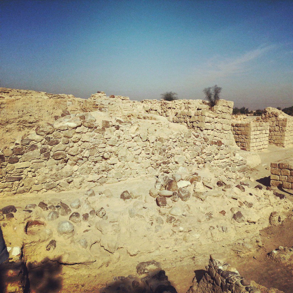 Ruins of an Israelite fortress at Ein Hatzeva / Ir Ovot