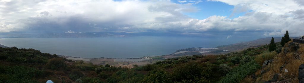 View over the Sea of Galilee from Mitzpe HaShalom / Peace Vista
