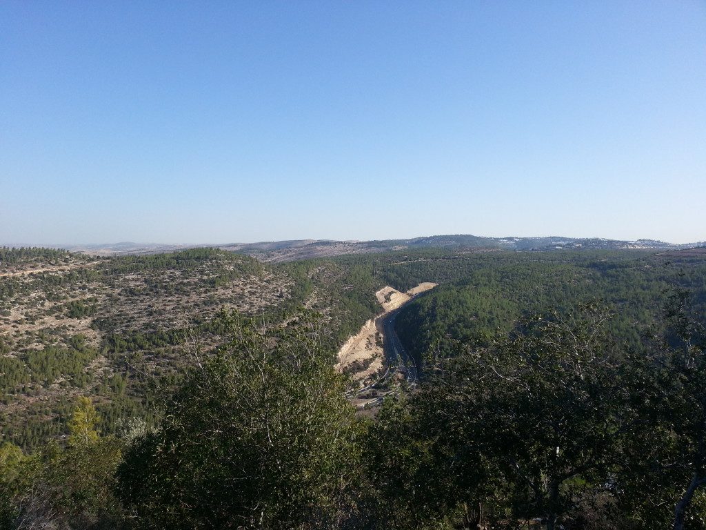 View over the narrow Bab-el-Wad / Shaar Hagay