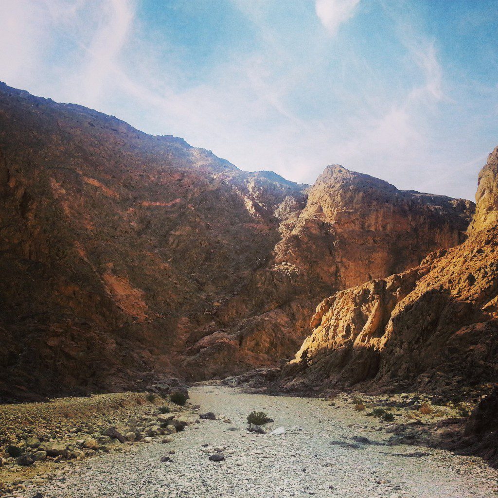 Hiking through Canyon Shechoret