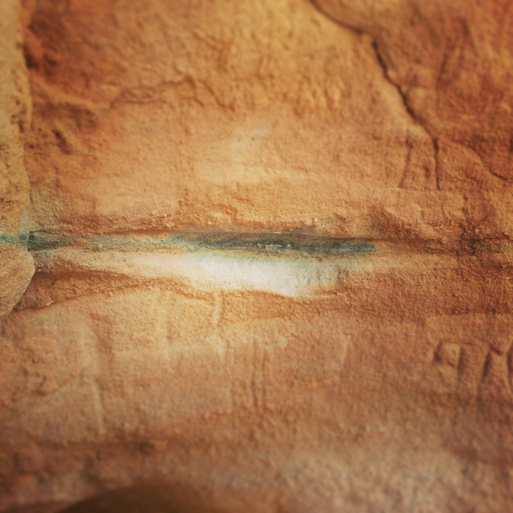 Copper ore in Timna sandstone