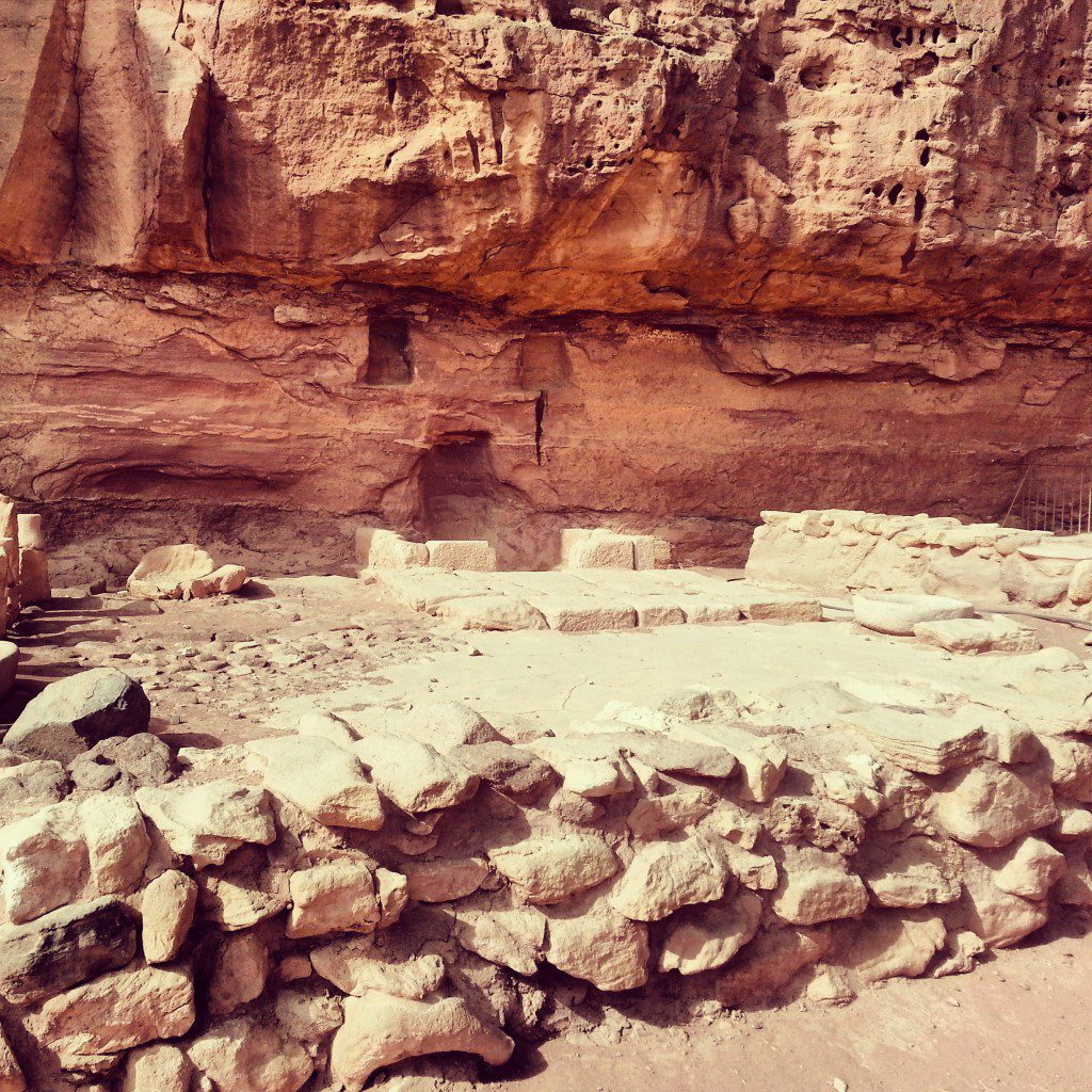Ancient temple / ritual site in Timna