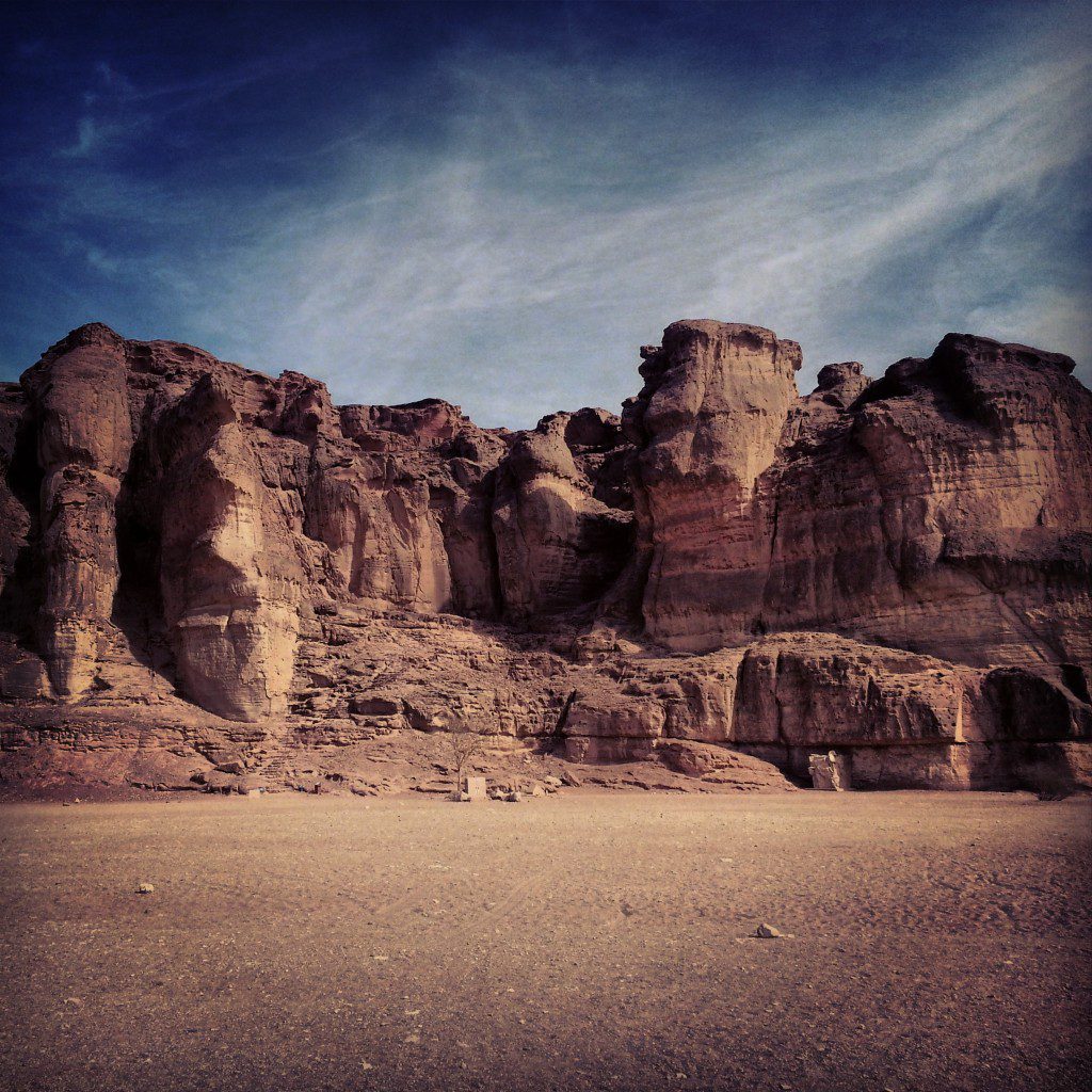 View over King Solomon's Pillars, Timna