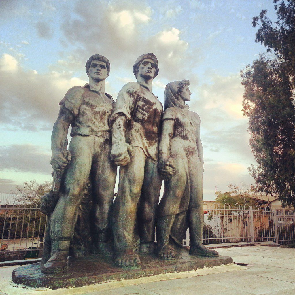 Memorial to the fallen at Kibbutz Negba