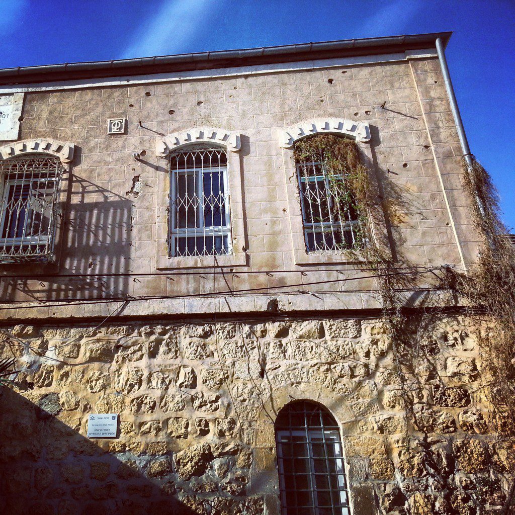 San Simon Monastery - note the bullet holes - a reminder of the battle in 1948