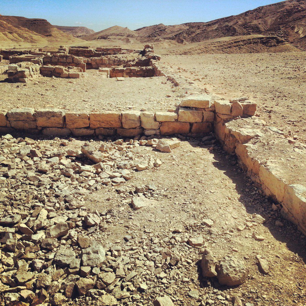 Khan Saharonim in the Ramon Crater