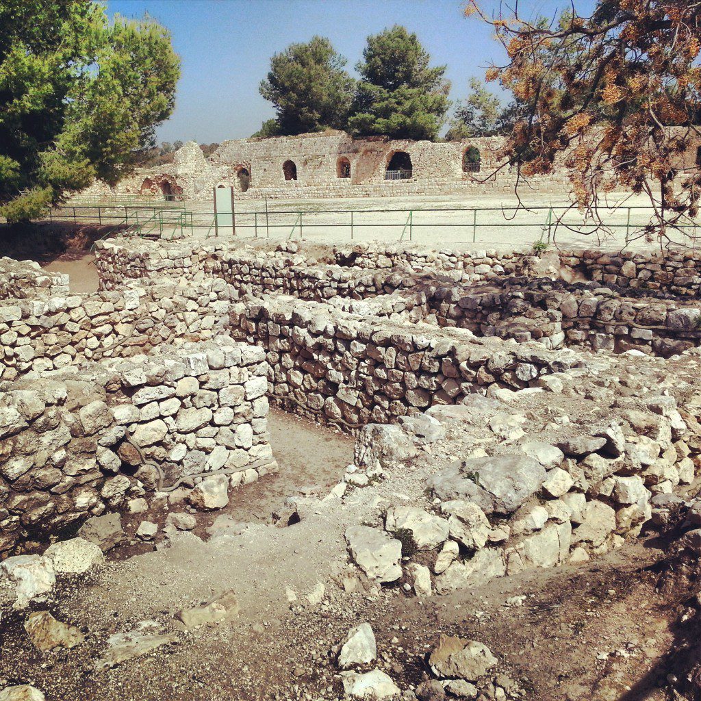 Canaanite ruins at Tel Afek