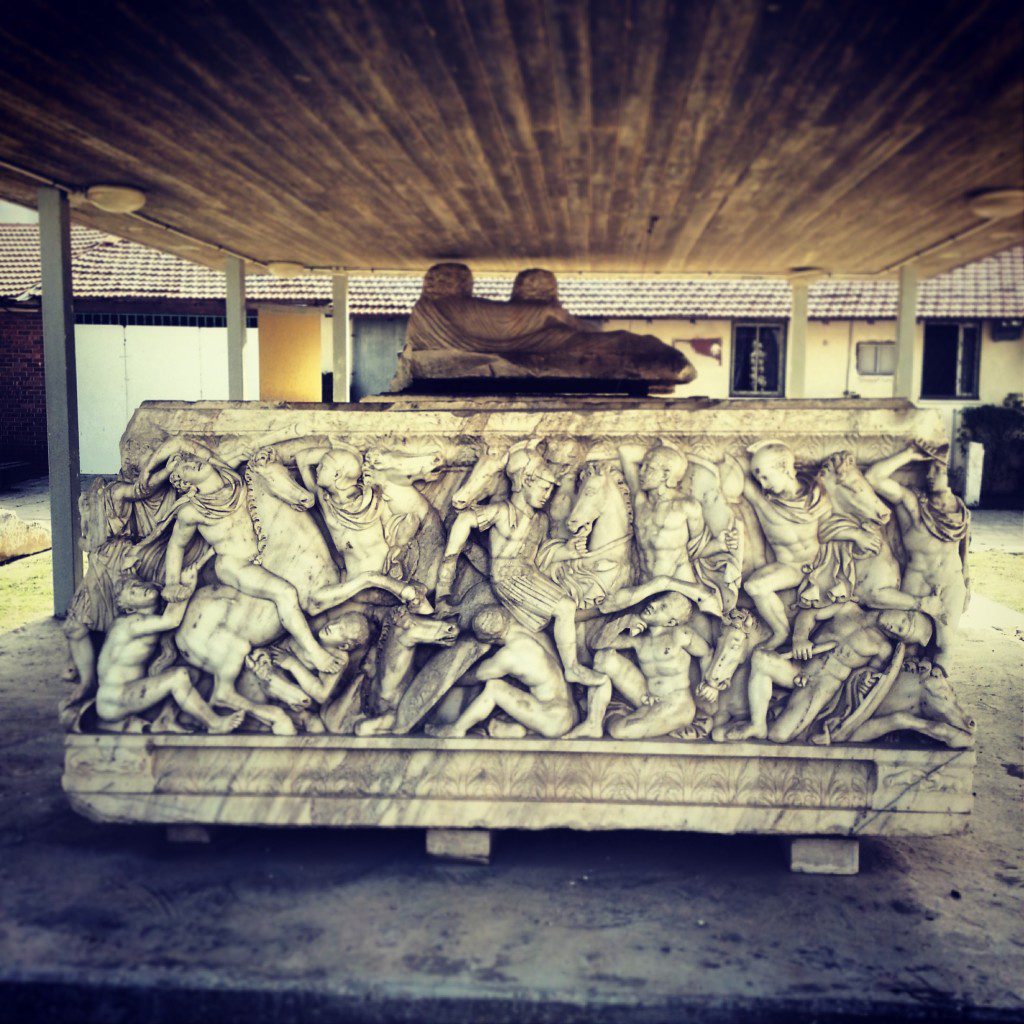 Stunning Roman sarcophagus in Ashkelon