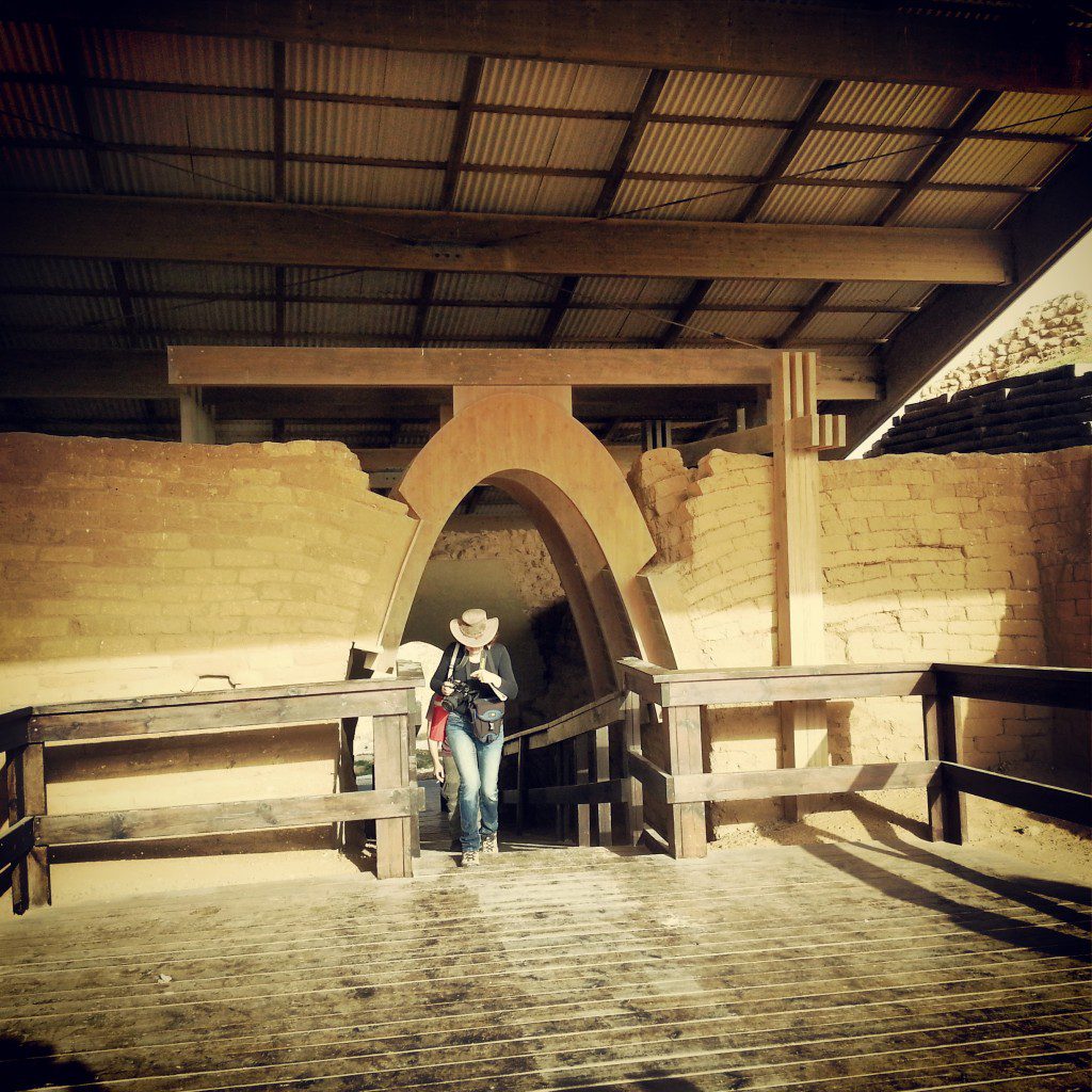 The ancient archway at Tel Ashkelon
