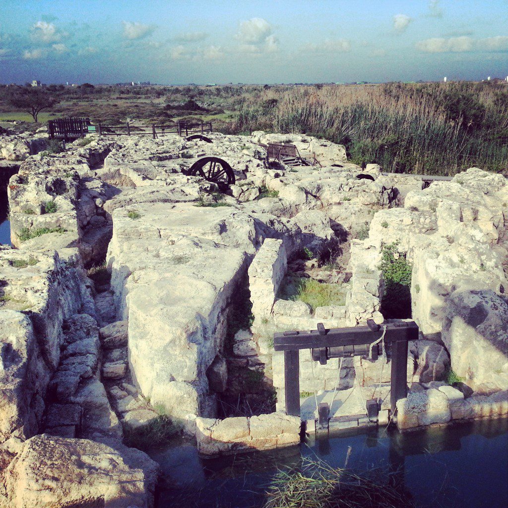 Restored Byzantine flour mill at Nachal Taninim