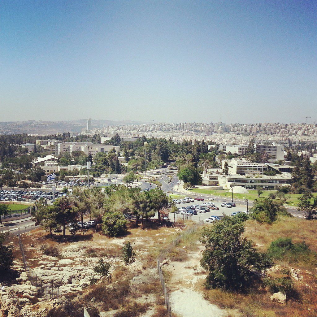 View over Jerusalem from the Ministry of Tourism