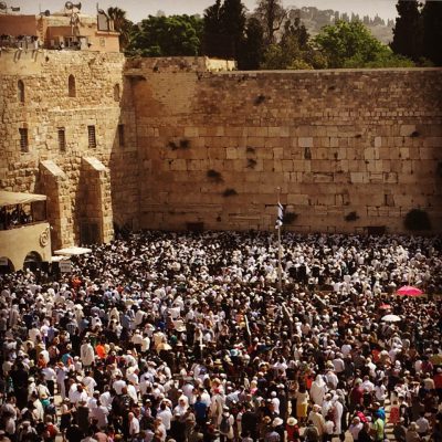 Priestly Blessing at the Western Wall